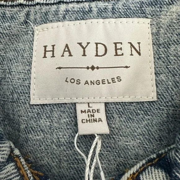 Hayden Los Angeles Denim Jacket NWT Size L - Picture 3 of 8